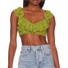 Clothes Lovers and Friends | Caputo Crop Top Green