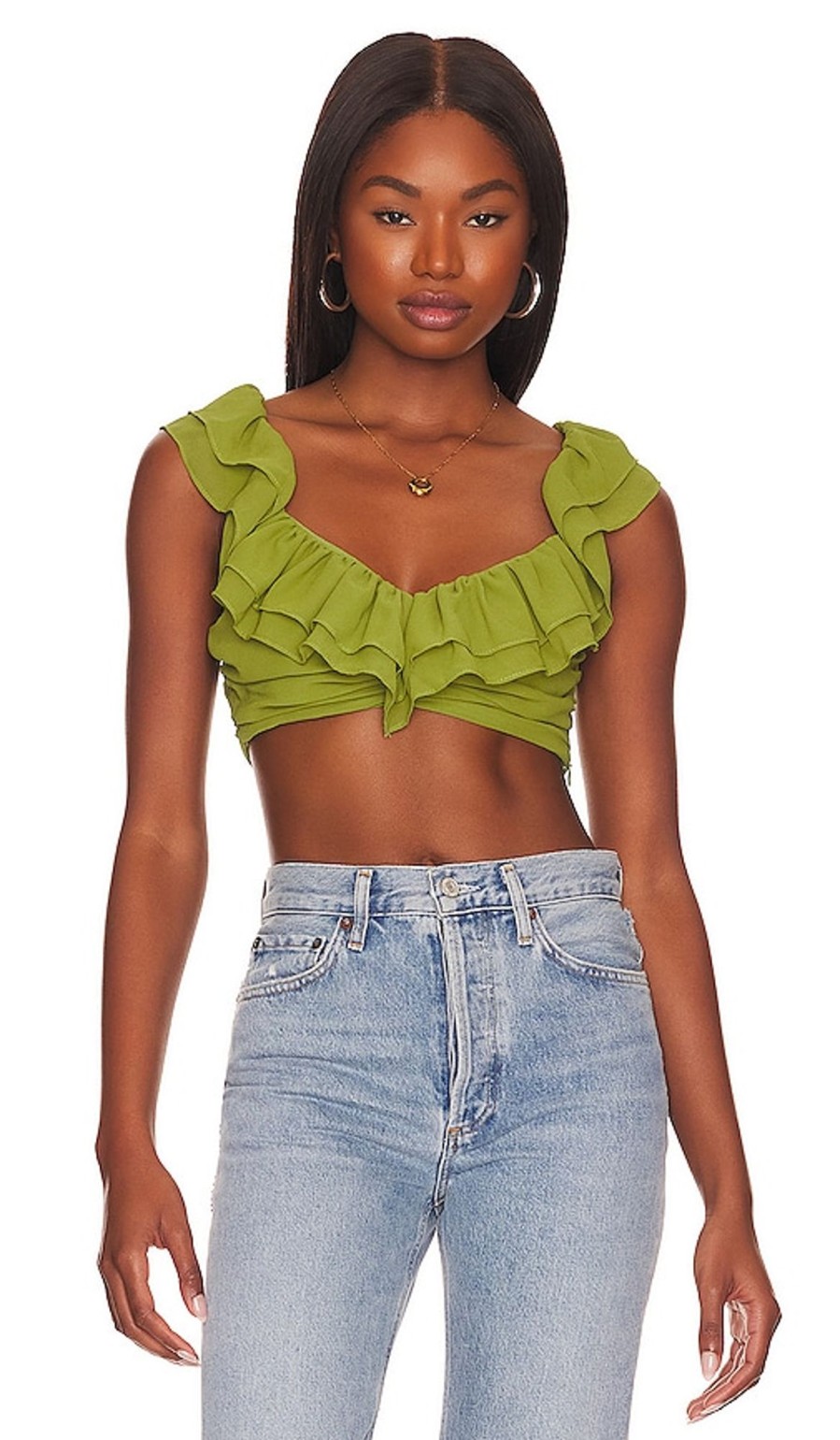 Clothes Lovers and Friends | Caputo Crop Top Green