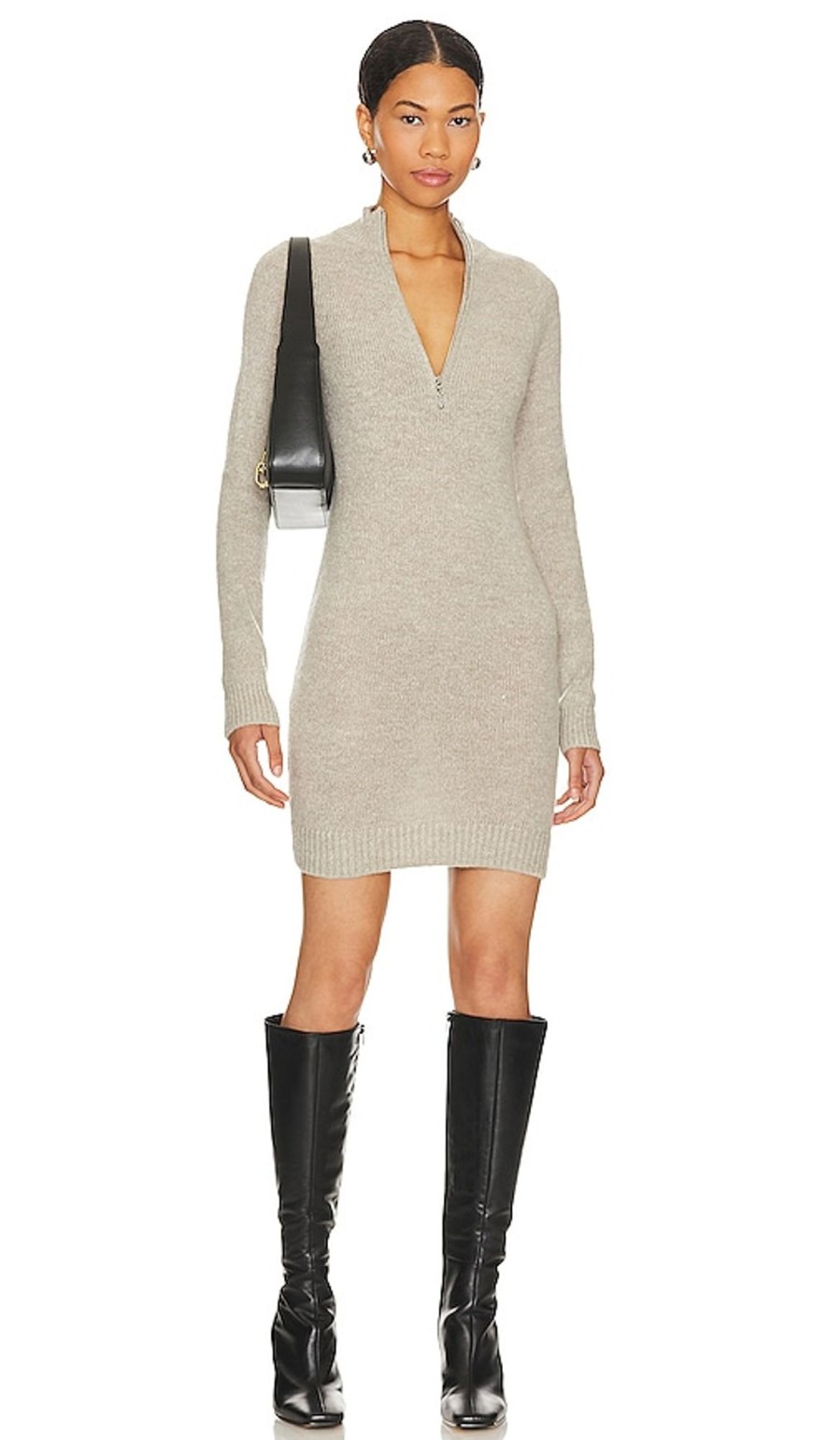 Clothes Lovers and Friends | Anthea Sweater Dress Heather Grey