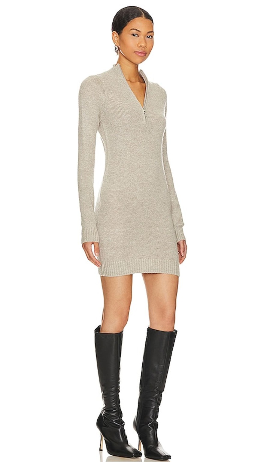 Clothes Lovers and Friends | Anthea Sweater Dress Heather Grey