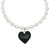 Accessories Lovers and Friends | Parker Necklace Silver & Black