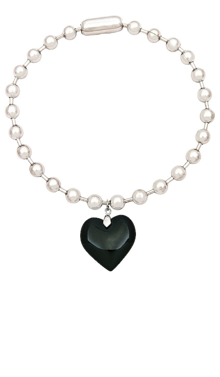 Accessories Lovers and Friends | Parker Necklace Silver & Black