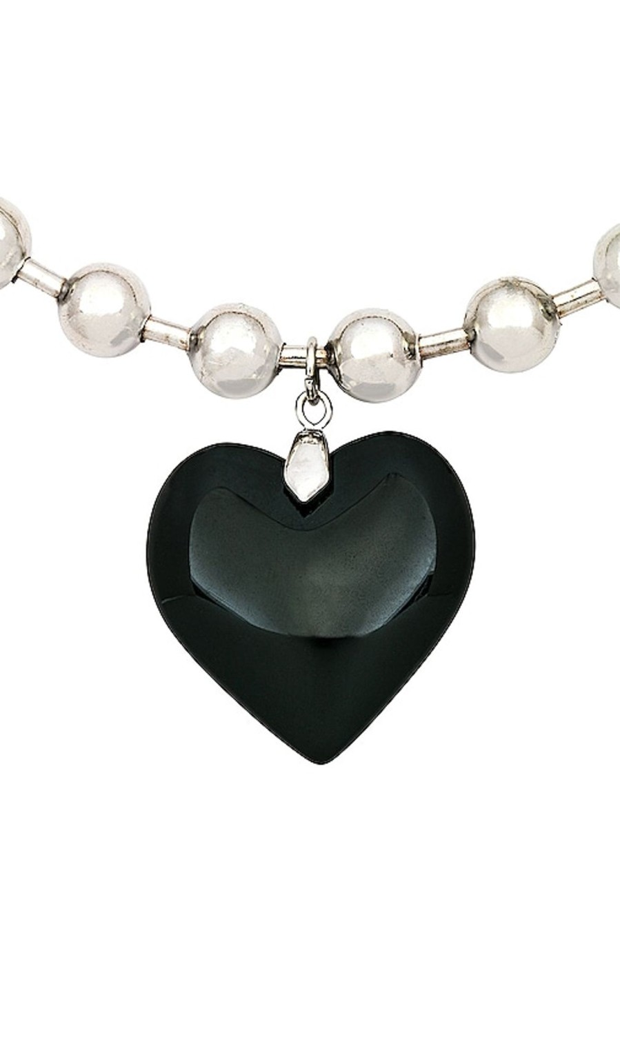 Accessories Lovers and Friends | Parker Necklace Silver & Black